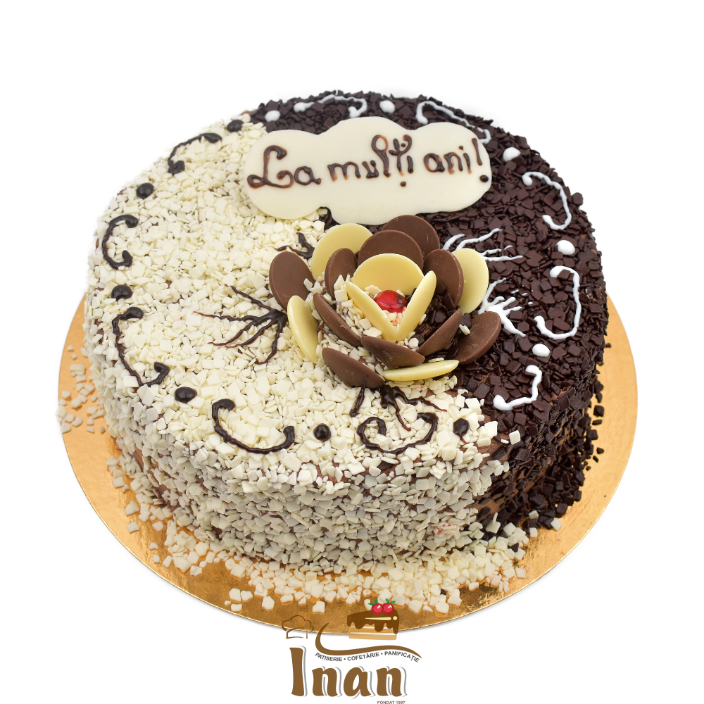 TORT DOMINO FULGI DE CIOCOLATĂ -I0150