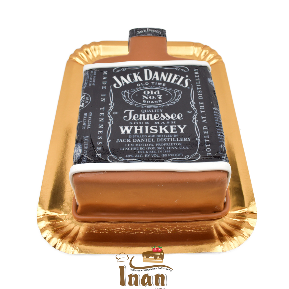 TORT JACK DANIEL'S ÎN MARŢIPAN -I0211