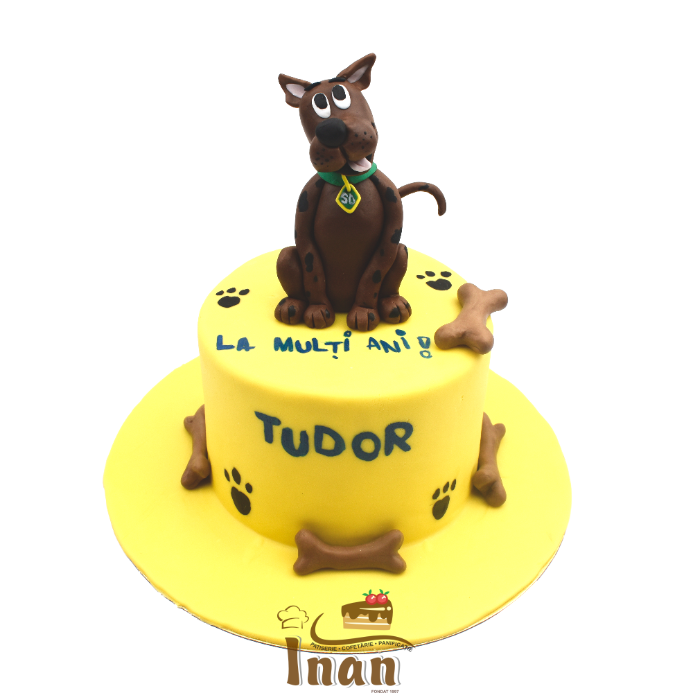 TORT SCOOBY DOO-I0920CIOCOLATA SI VANILIE