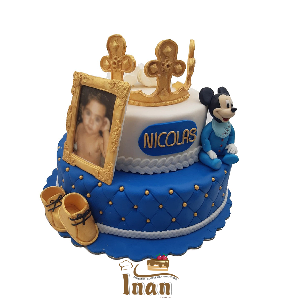 TORT BEBE PRINT-I0316CIOCOLATA SI VANILIE