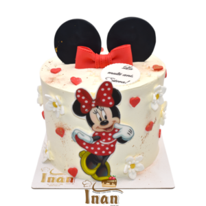 TORT MINNIE CU FLORI -I0210DENISA