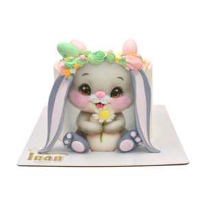 TORT IEPURAŞ CU FLORICELE -I0249